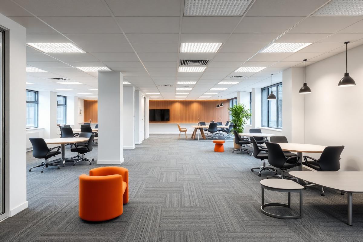 Refreshed modern commercial interior